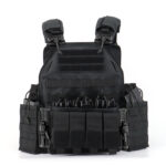 Black Military Vest
