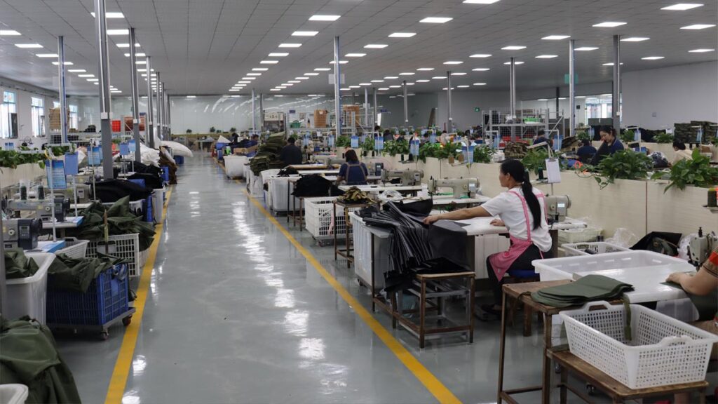 Factory production lines and official qualifications of tactical vests for wholesale buyers