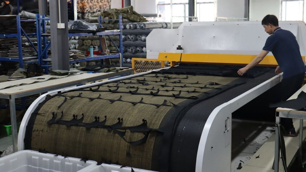 Tactical gear factory production and manufacturing process